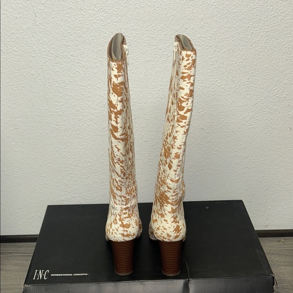 INC Palminahc Animal Print Knee-High Boots - Picture 4 of 5